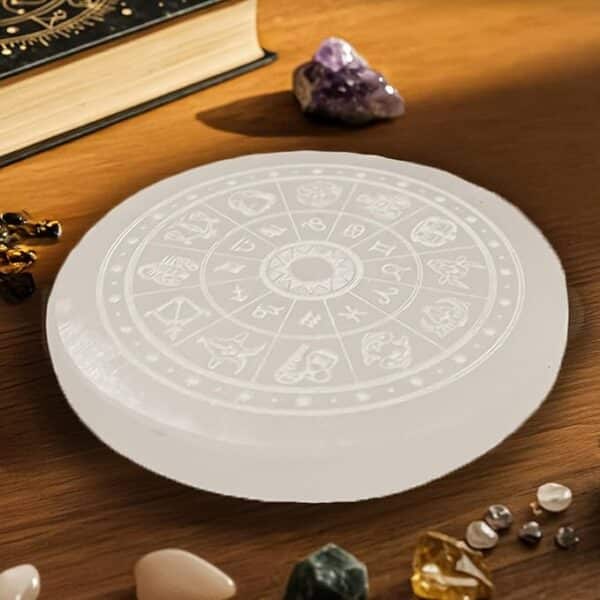 Astrotalk Selenite Charging Plate for Crystals - Image 3
