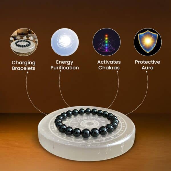 Astrotalk Selenite Charging Plate for Crystals - Image 2