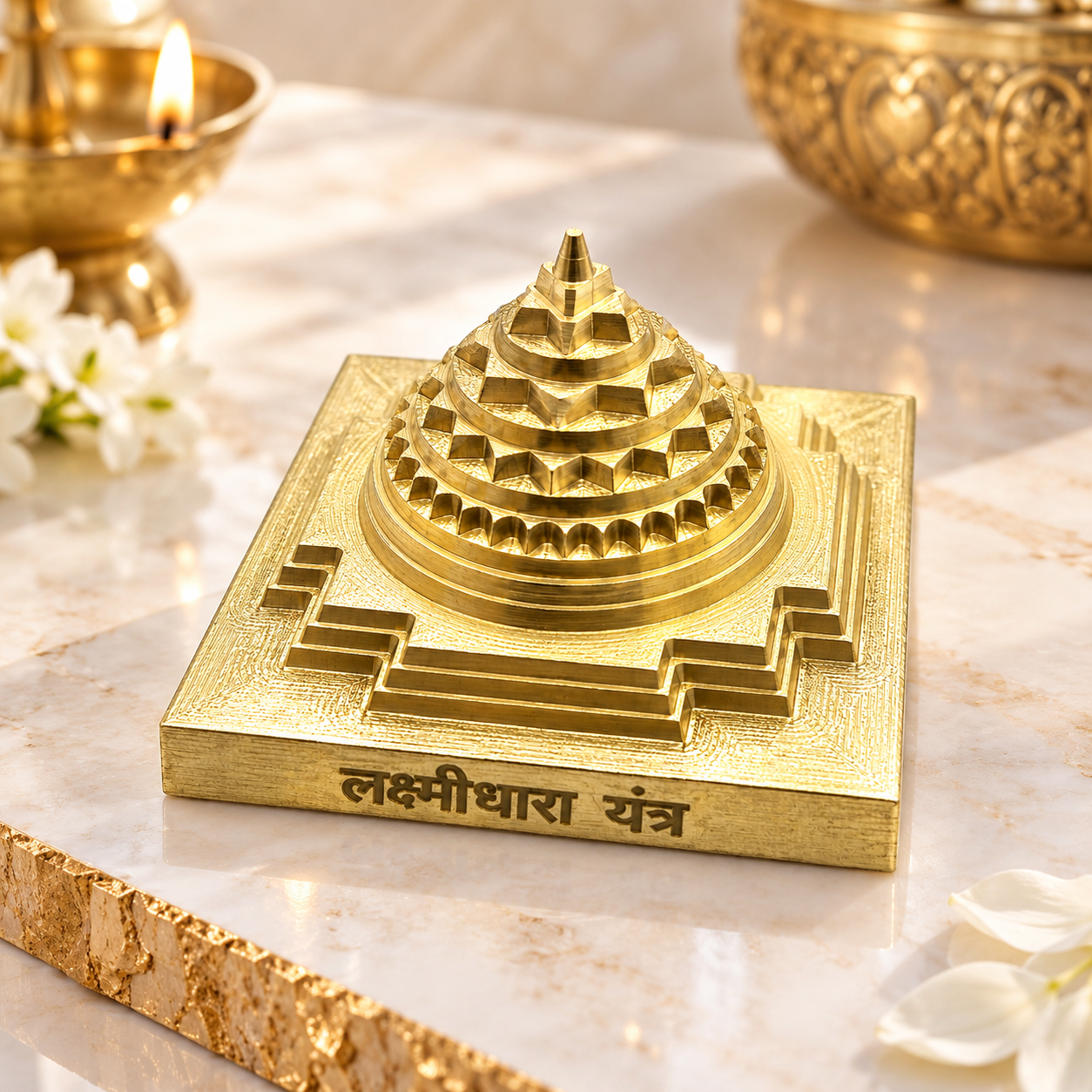 Shri Kuber Yantra in Ashtadhatu | 4 x 4 cm Traditional Kuber Yantra with Raised Sacred Geometry | 3 cm Height | Premium Spiritual Puja Yantra for Home, Office & Temple - Image 7